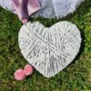 Coeur Dahlia blanc, un cadeau original et éco-responsable